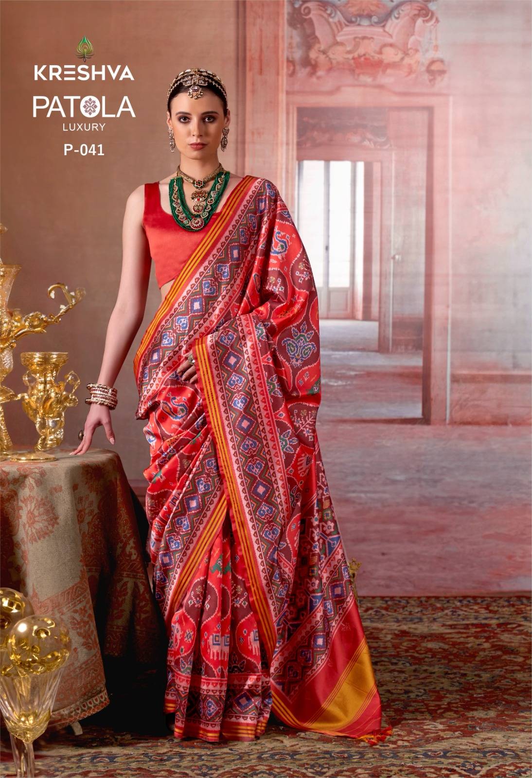 Kreshva Patola Luxury Wholesale saree price list